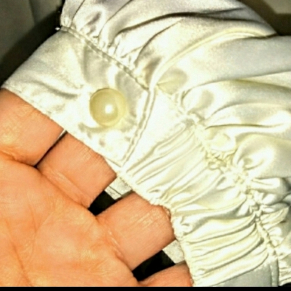 Seven7 High Low Top Size 0X Silky Puff Sleeve NWT - Picture 8 of 10